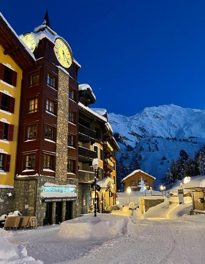 Spacious Ski-In Ski-Out Apartment 4-6 Pax, 161 Sources De Marie Arc 1950 Les Arcs  Luaran gambar