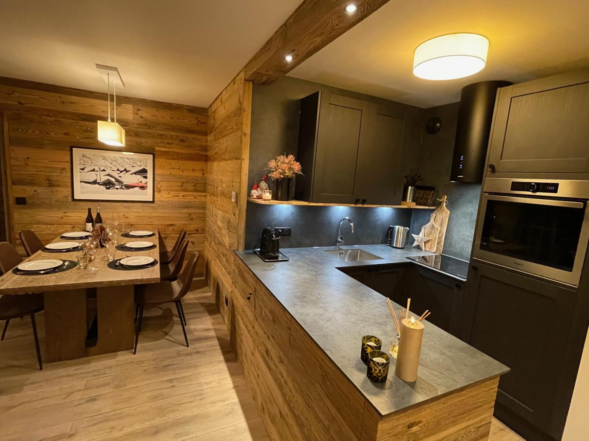 Spacious Ski-In Ski-Out Apartment 4-6 Pax, 161 Sources De Marie Arc 1950 Les Arcs  Luaran gambar